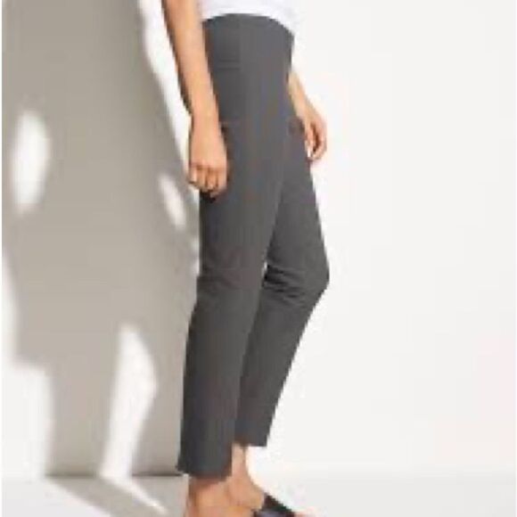 NWOT Vince Dark Grey Stitch Front Seam Ponte Pencil Legging Womens Sz XS - Picture 3 of 11